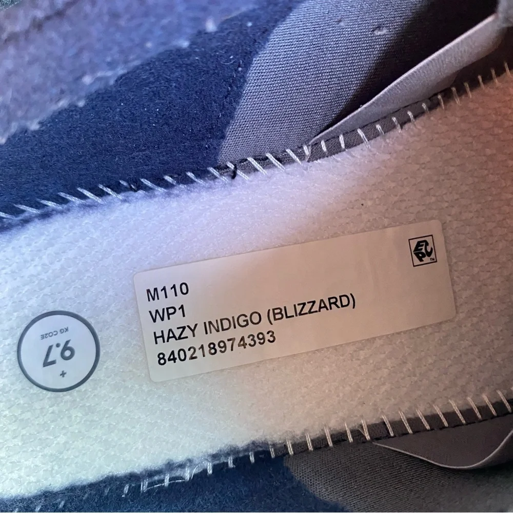 Allbirds LIMITED EDITION Hazy Indigo (Blizzard Sole) Men's Wool Pipers - Picture 10 of 10